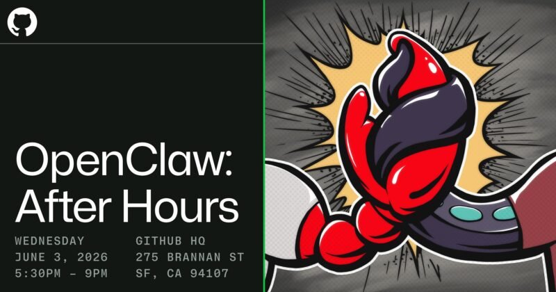 📱 GitHub 将于 6 月在旧金山总部举办 OpenClaw - xn-mkro2sf1o.com-xn--mkro2sf1o.com