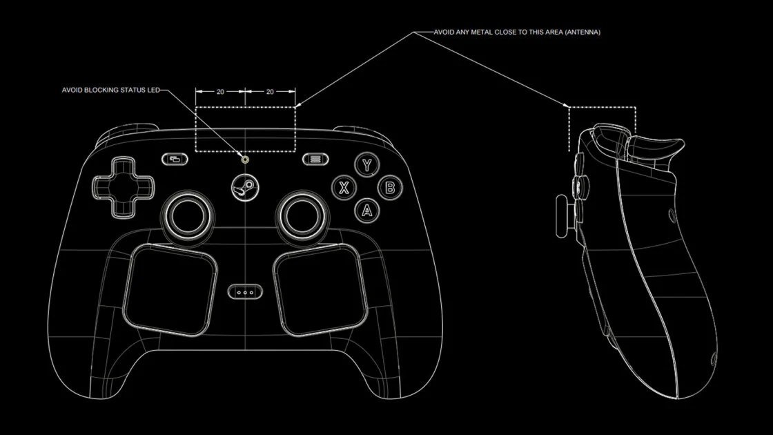 Valve 免费开放 Steam Controller 外壳 CAD