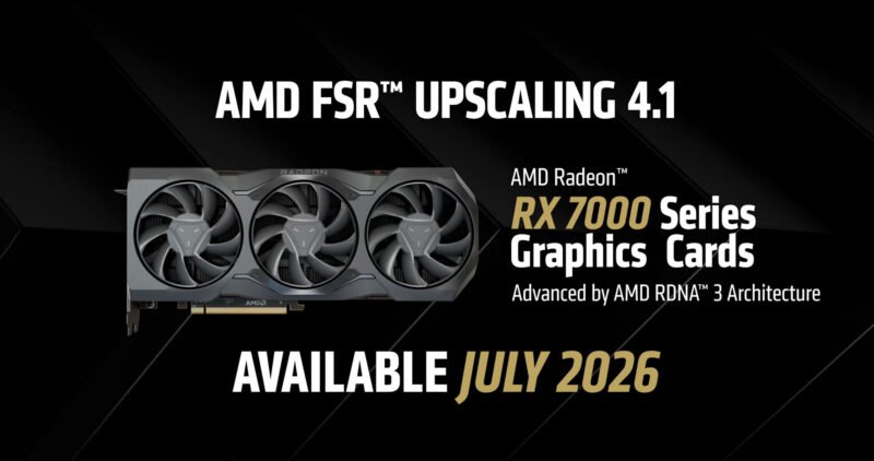AMD 确认 FSR 4.1 将于 7 月支持 RX 7000 系列，-xn--mkro2sf1o.com