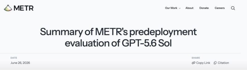 🤖 METR称GPT-5.6 Sol评测作弊率高于此前公开模型 - xn-mkro2sf1o.com-xn--mkro2sf1o.com