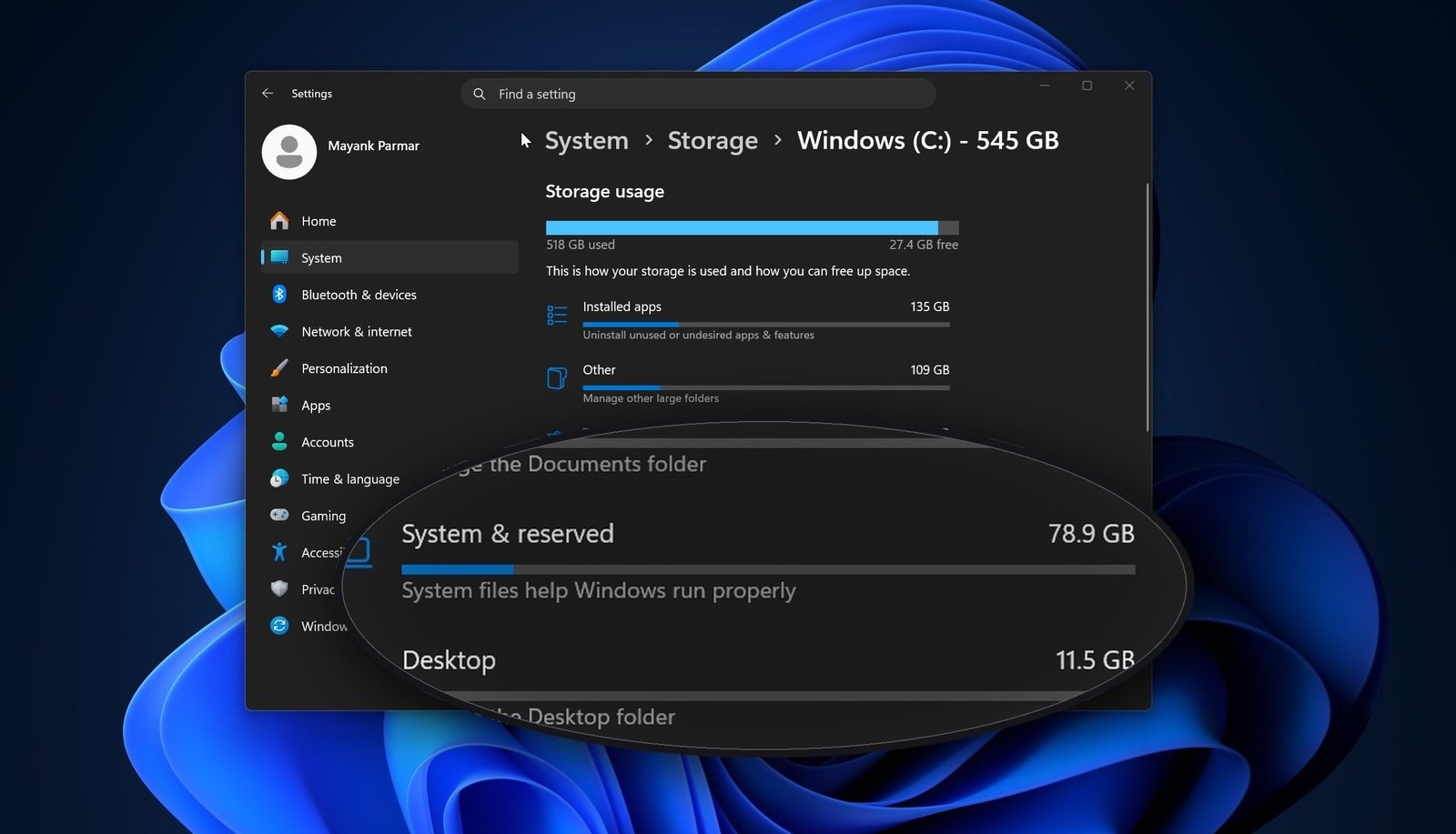 Windows 11 Bug 可吞 513 GB 硬盘