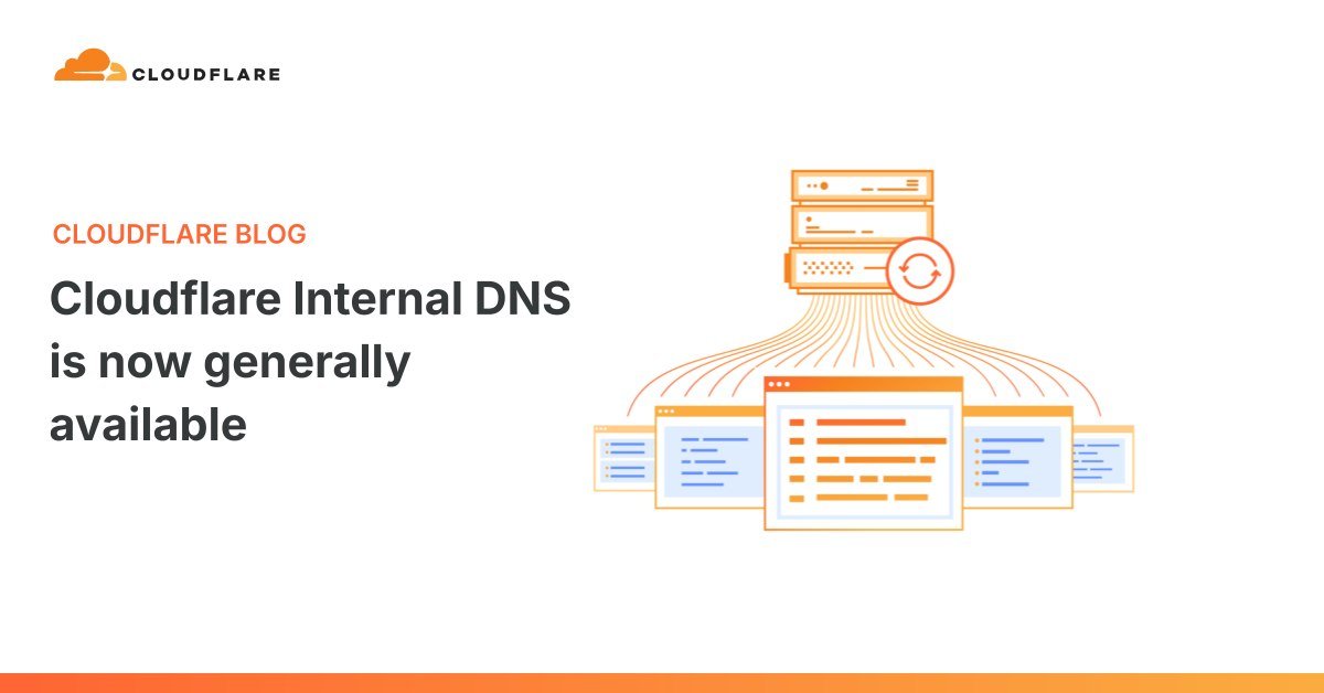 Cloudflare 内部 DNS 服务正式上线