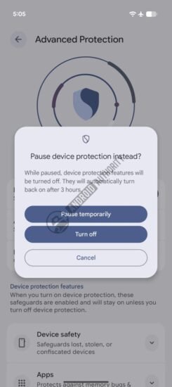 📱 Google 拟为 Android 高级保护模式加入暂停功能-xn--mkro2sf1o.com