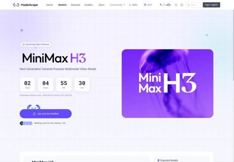 MiniMax 多模态视频模型 H3 将于 8 月 3 日开源 - xn-mkro2sf1o.com-xn--mkro2sf1o.com