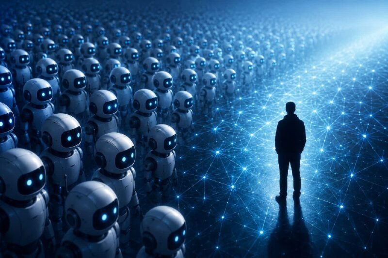Cloudflare：五年后 AI 机器人流量将达人类千倍-xn--mkro2sf1o.com