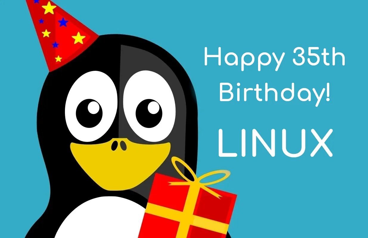 今天是 Linux发布 35 周年
