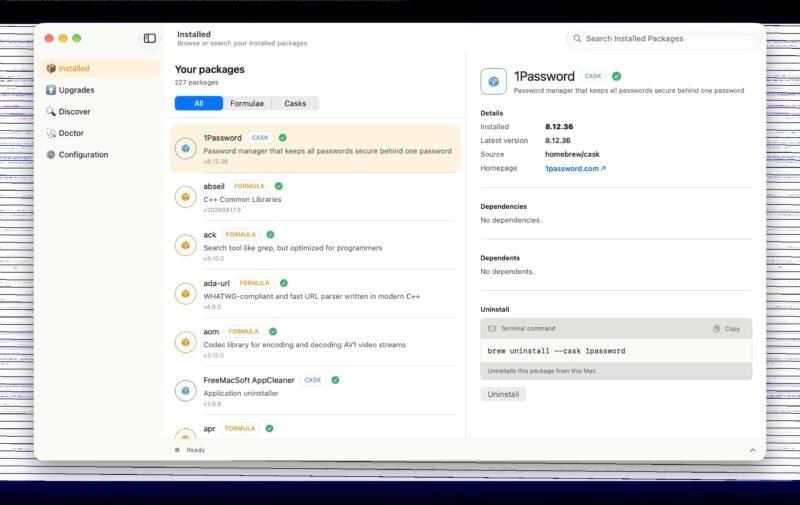 Homebrew 7.0.0 发布，带来官方 macOS 原生图形界面 - xn-mkro2sf1o.com-xn--mkro2sf1o.com