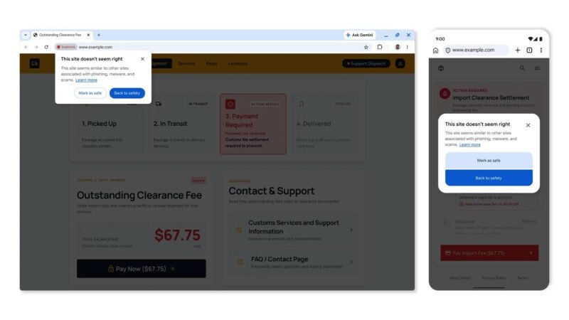 📱 Chrome 新增「可疑网站」反诈预警，-xn--mkro2sf1o.com