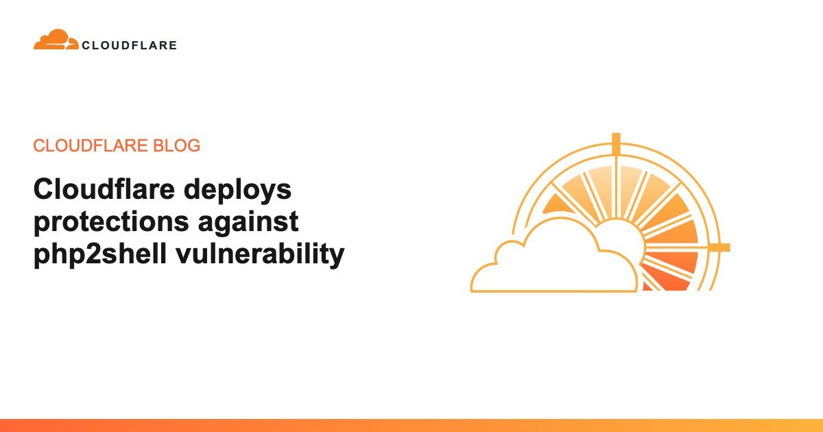 Cloudflare 部署 php2shell 防护